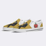 Pulp Frankenstein Halloween Print - Slip On Shoes