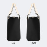 Retro Sun Print - Leather Handbag