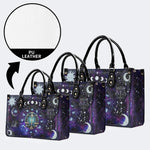 Libra Starry Sky - Leather Handbag