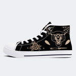Unisex Tiger Print - High Top Canvas