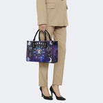 Aries starry sky - Leather Handbag
