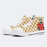 Unisex Monster Print - High Top Canvas
