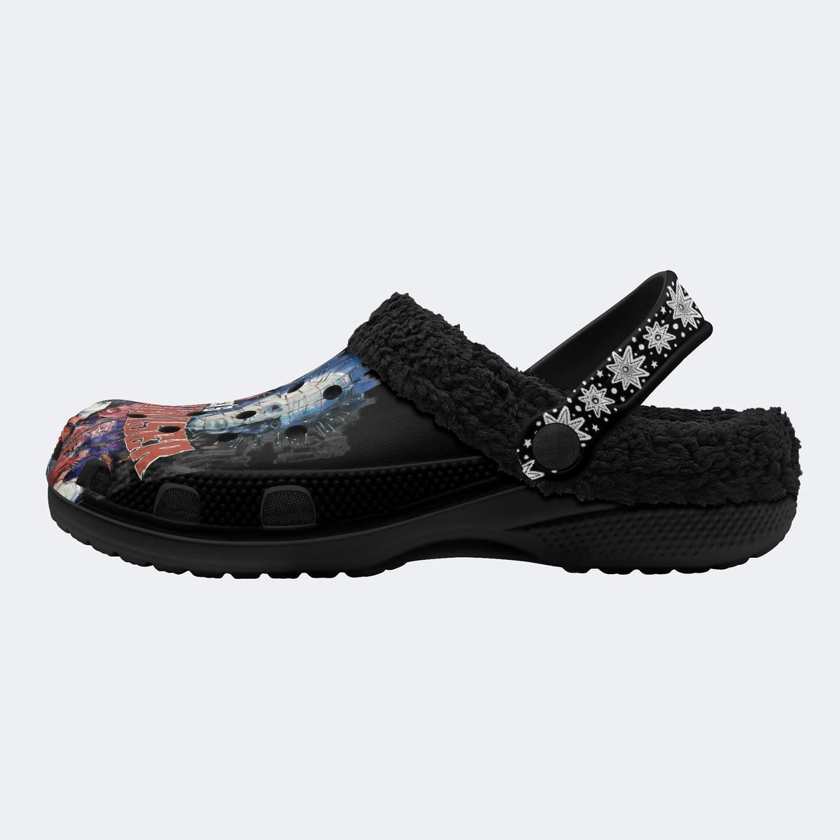 We Have Such Sights To Show You - Fur Lined Slippers/Sandals