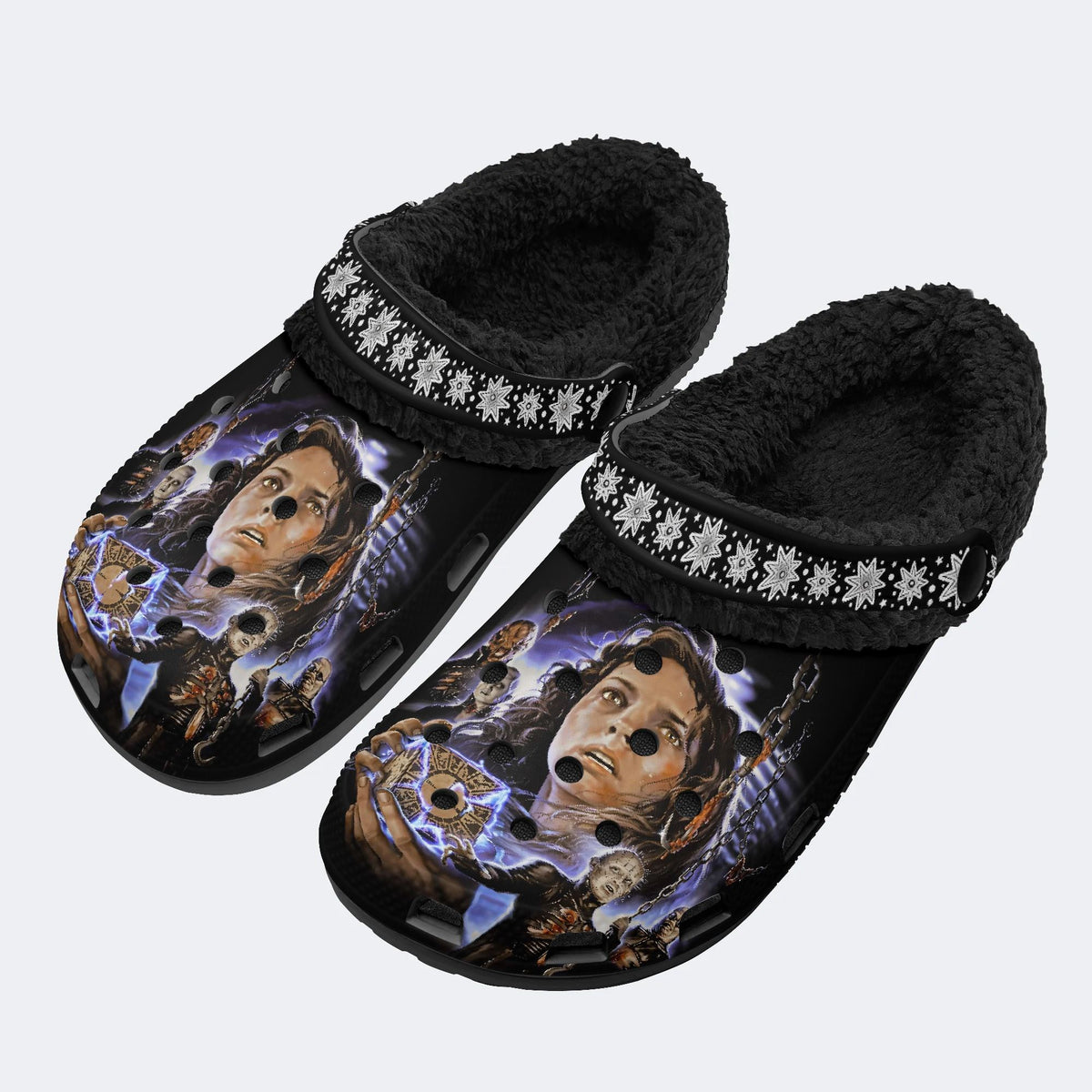 Demons to Some - Fur Lined Slippers/Sandals