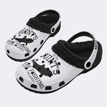 Quint's Shark Fishing Jaws Print - Fur Lined Slippers/Sandals