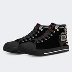 Unisex Halloween Skull Print - High Top Canvas