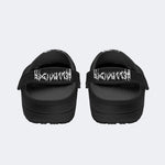 Unisex Black Metal Pinhead Print - Slippers/Sandals