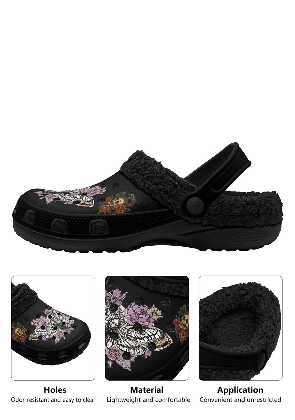 Requiem Bloom Fuzzy Slippers