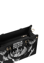 Inside view showing spacious compartment and inner zipper pocket