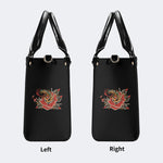 Snake&Tiger Print - Leather Handbag