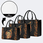 Unisex Monkey Print - Leather Handbag
