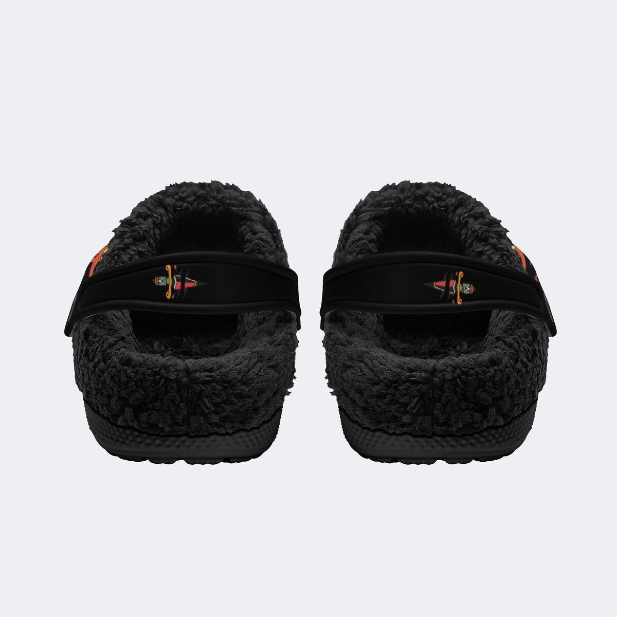 Lonely Bear Doll Print - Fur Lined Slippers/Sandals