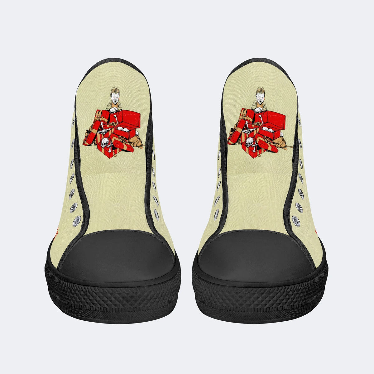 Too Many Skulls - High Top Canvas