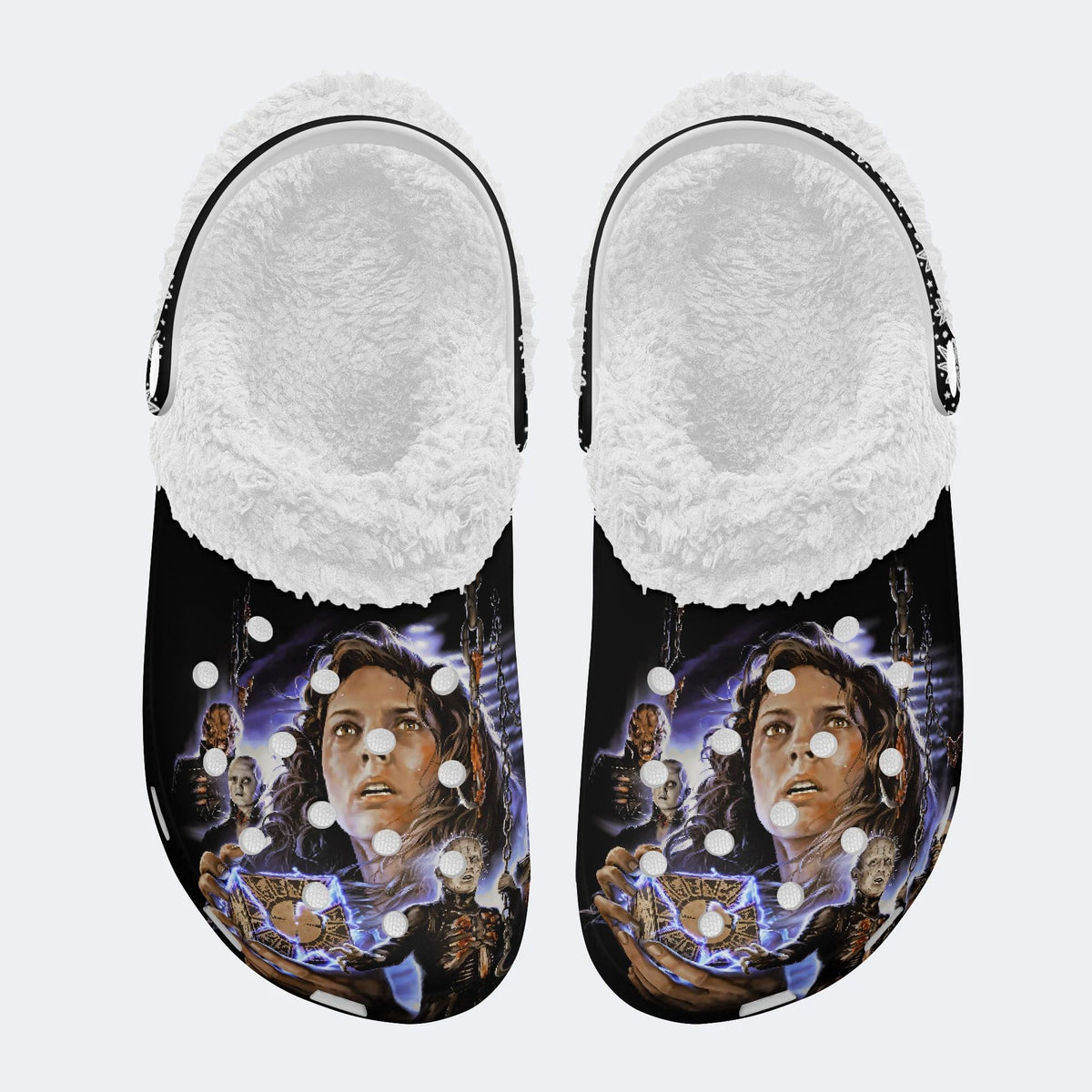 Demons to Some - Fur Lined Slippers/Sandals