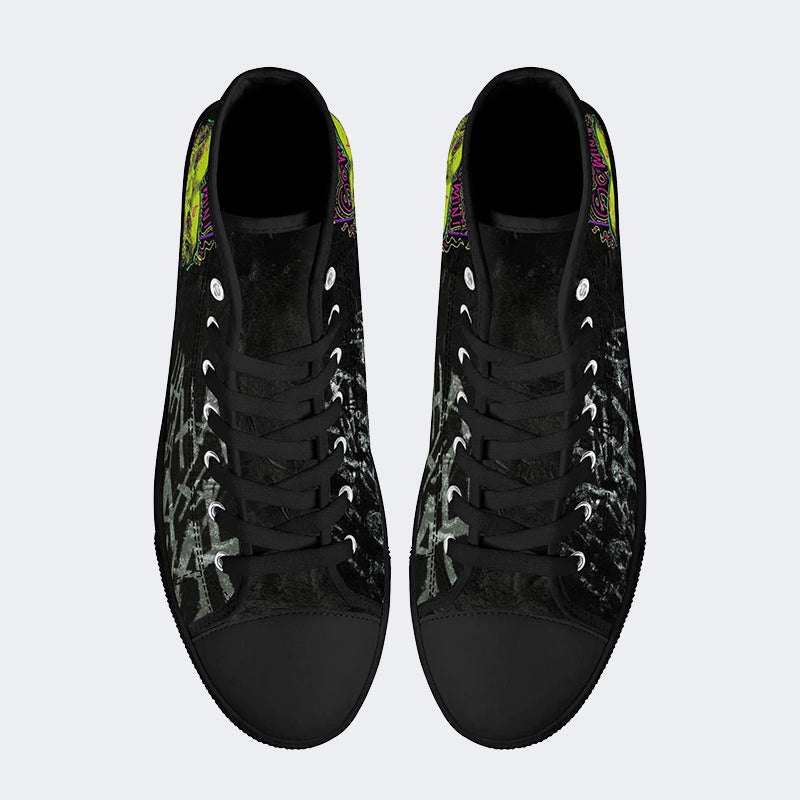 Unisex Horror Print - High Top Canvas