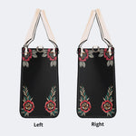 Horror Demon Print - Leather Handbag