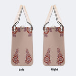 Death Moth Gradient Print - Leather Handbag