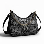 Divinity in Black- Leather Crossbody Bag