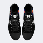 Scream The Grim Reaper Is Coming - High Top Canvas