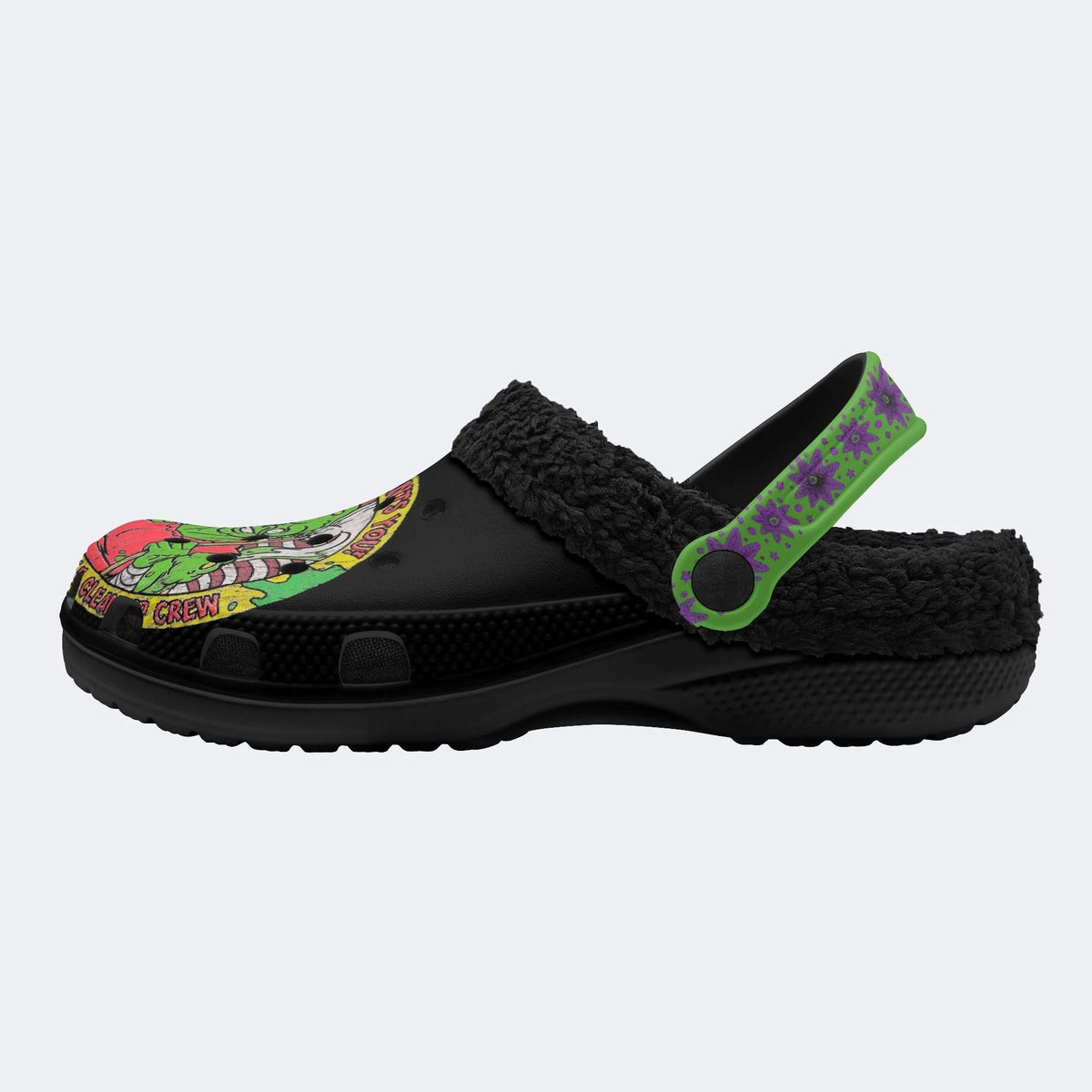 Join The Tromaville Clean Up Crew - Fur Lined Slippers/Sandals