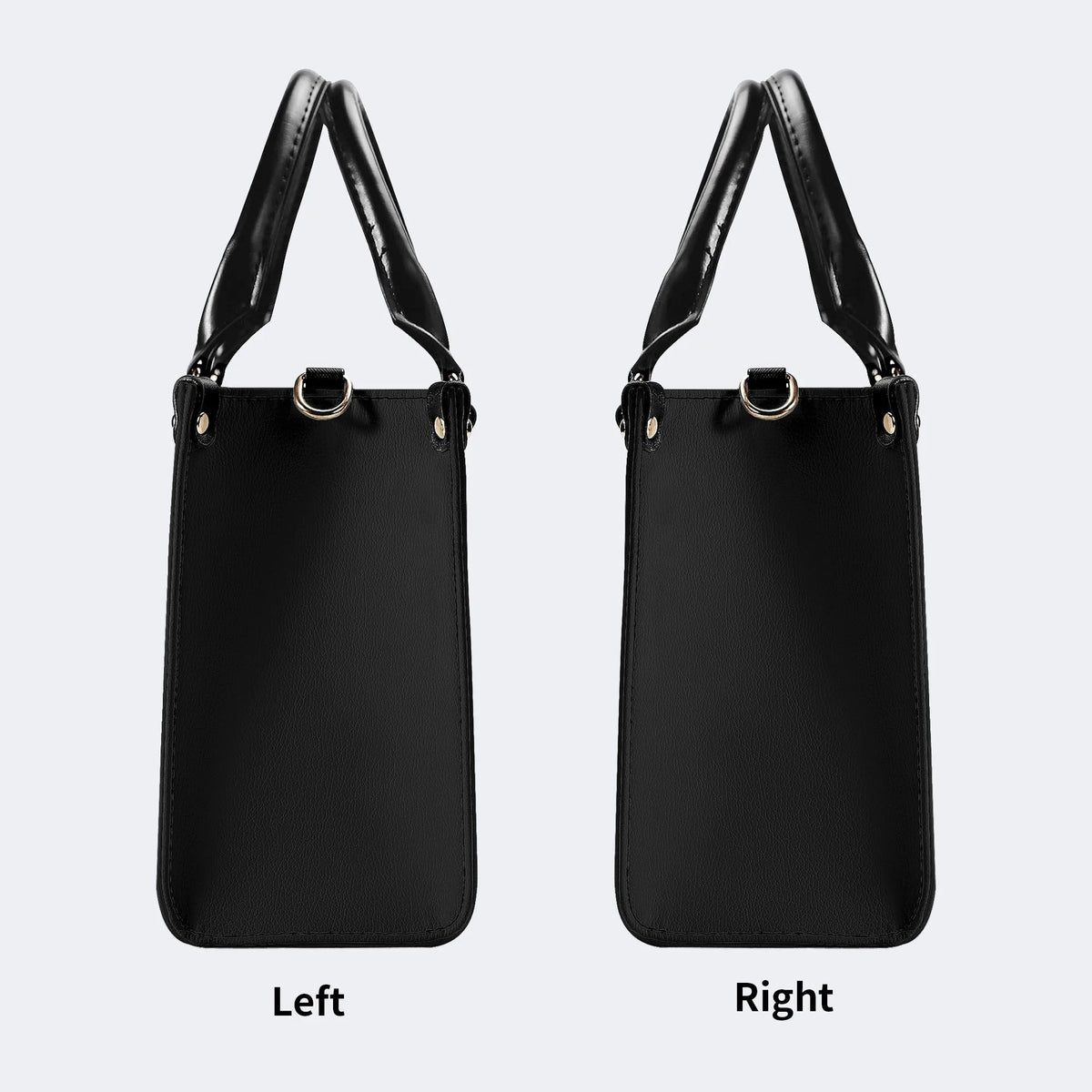 Tiger And Snake In The Moonlight- Leather Handbag