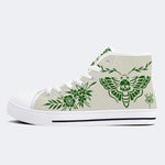 Classic Death Moth Vintage Print - High Top Canvas