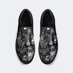 Horror Collage Print - Slip On Shoes