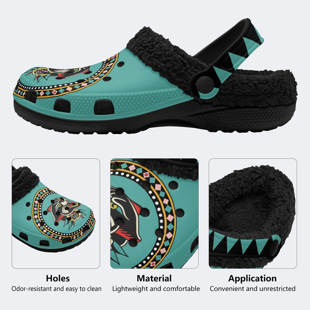 Wild And Fearless - Fur Lined Slippers/Sandals