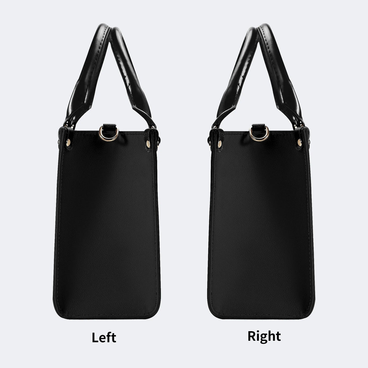 Horror Skull Print - Leather Handbag