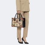 Eyes & Death Moth - Leather Handbag