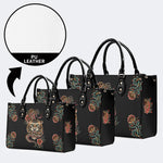 Snake&Tiger Print - Leather Handbag