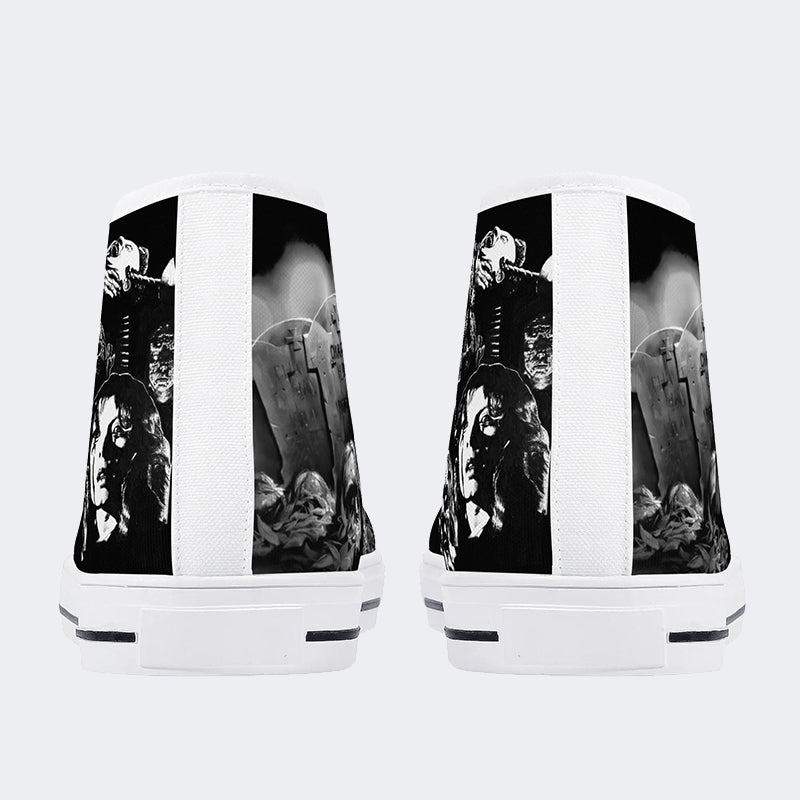 Unisex Horror Print - High Top Canvas