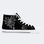 Classic Love Spiderweb Print - High Top Canvas