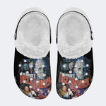 We Have Such Sights To Show You - Fur Lined Slippers/Sandals
