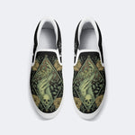 Death Moth&Skeleton - Slip On Shoes