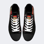 Unisex Girl Hunt Print - High Top Canvas