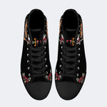 Death Moth Vintage Print - High Top Canvas