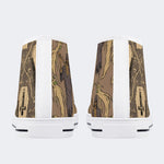 Death Skull Print - High Top Canvas