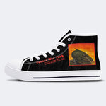 Unisex Future War Tank Print - High Top Canvas