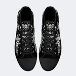 Classic Death Moth Vintage Print - High Top Canvas