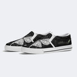 Unisex Death Moth Print - Slip On Shoes