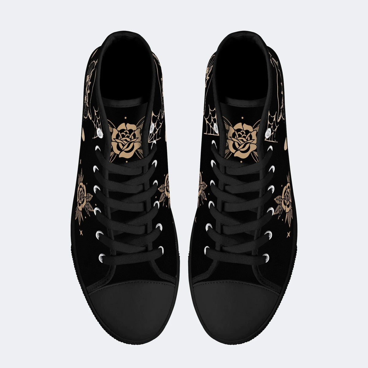 Unisex Tiger Print - High Top Canvas