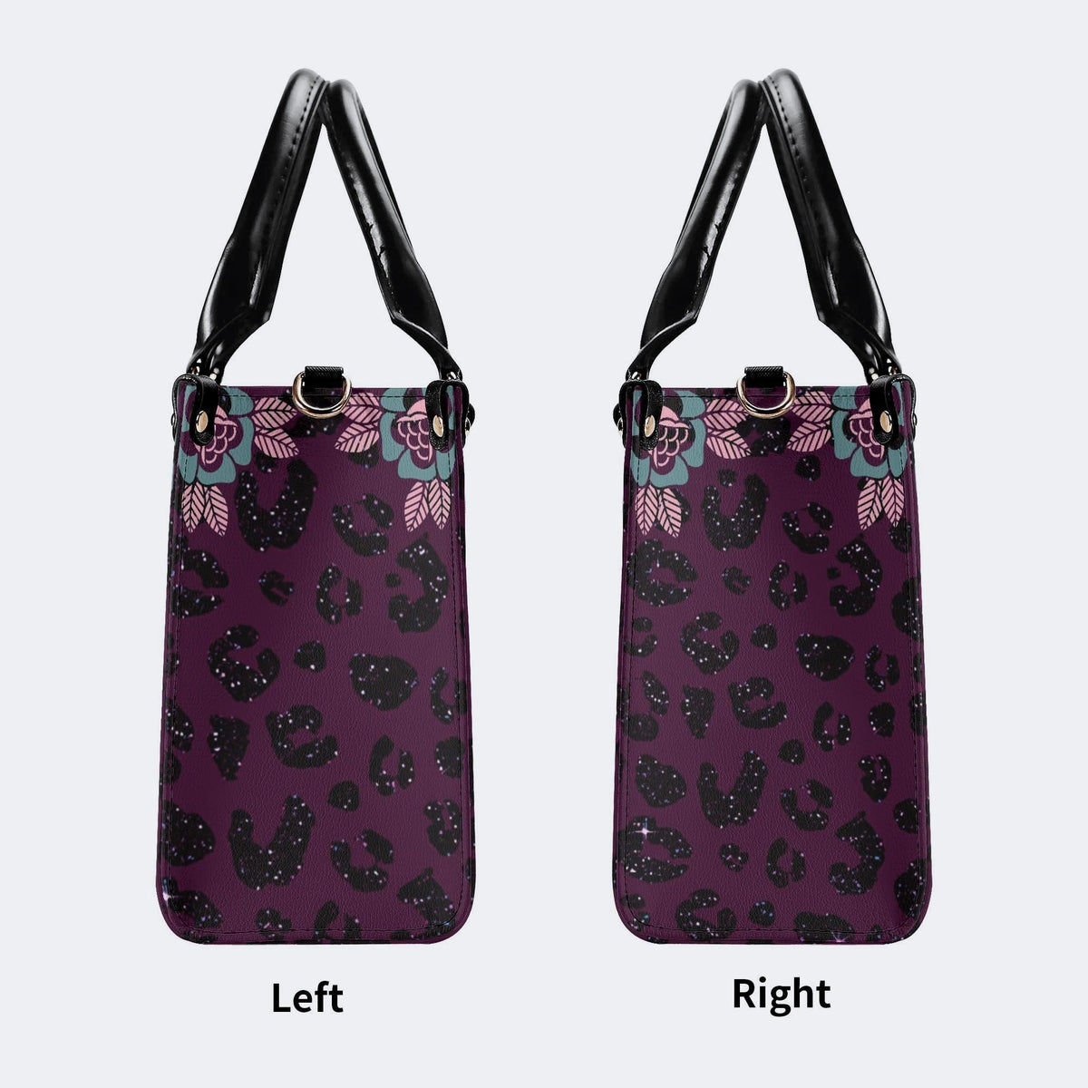 Death Moth Vintage Print - Leather Handbag