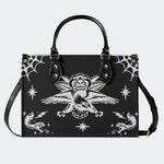 Gothic Eagle And Snake - Leather Handbag
