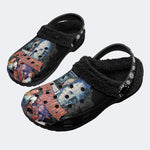 We Have Such Sights To Show You - Fur Lined Slippers/Sandals