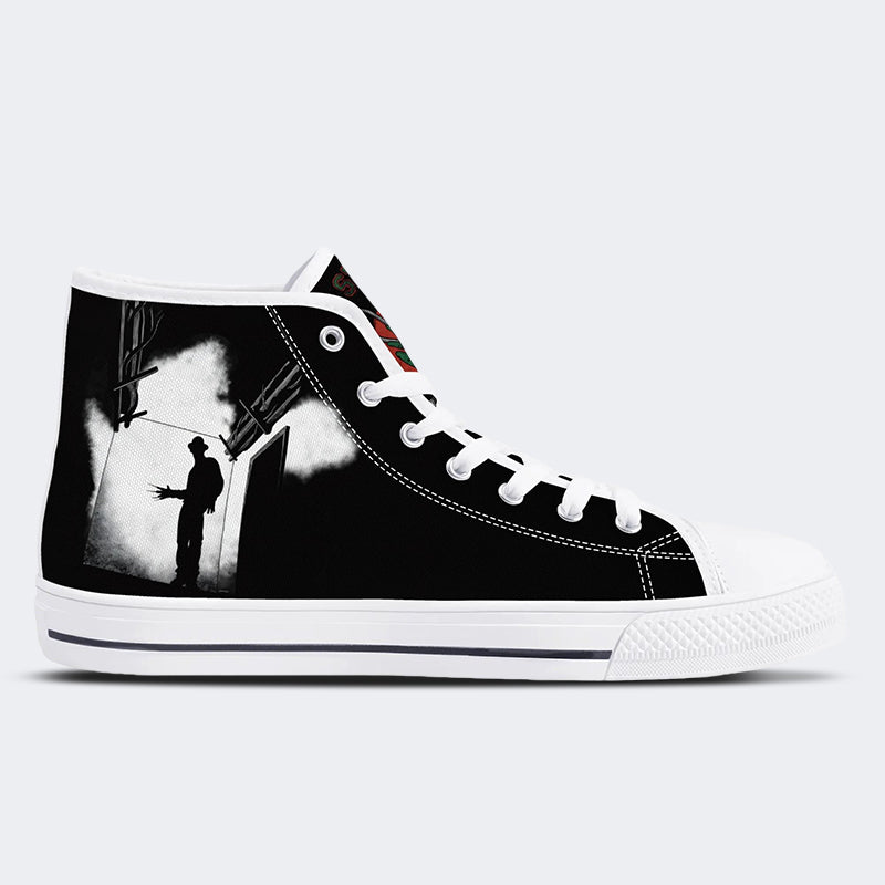 Unisex Horror Print - High Top Canvas