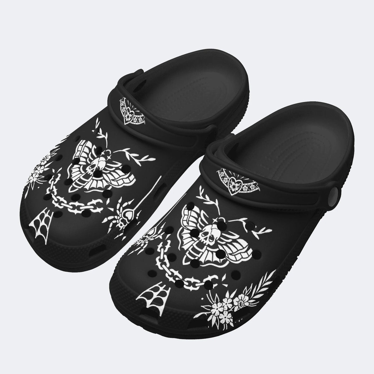 Death Moth Vintage Print - Slippers/Sandals