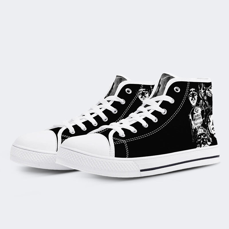 Unisex Horror Print - High Top Canvas