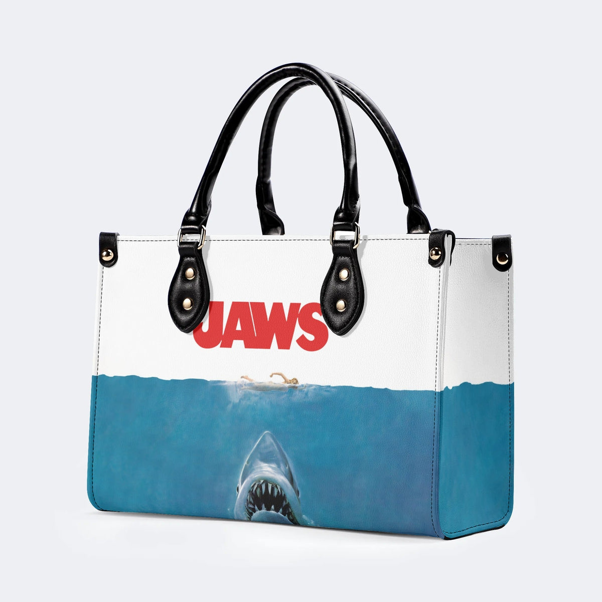 Quint's Shark Fishing Jaws Retro - Leather Handbag