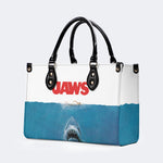 Quint's Shark Fishing Jaws Retro - Leather Handbag